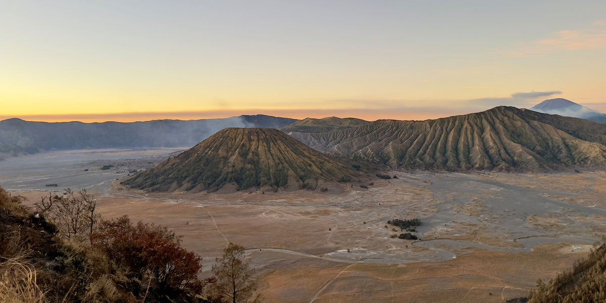 Mount Bromo Volcano Landscape Nature Wall Art Canvas Office Home Framed 120x60cm