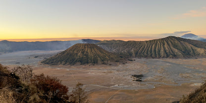 Mount Bromo Volcano Landscape Nature Wall Art Canvas Office Home Framed 120x60cm