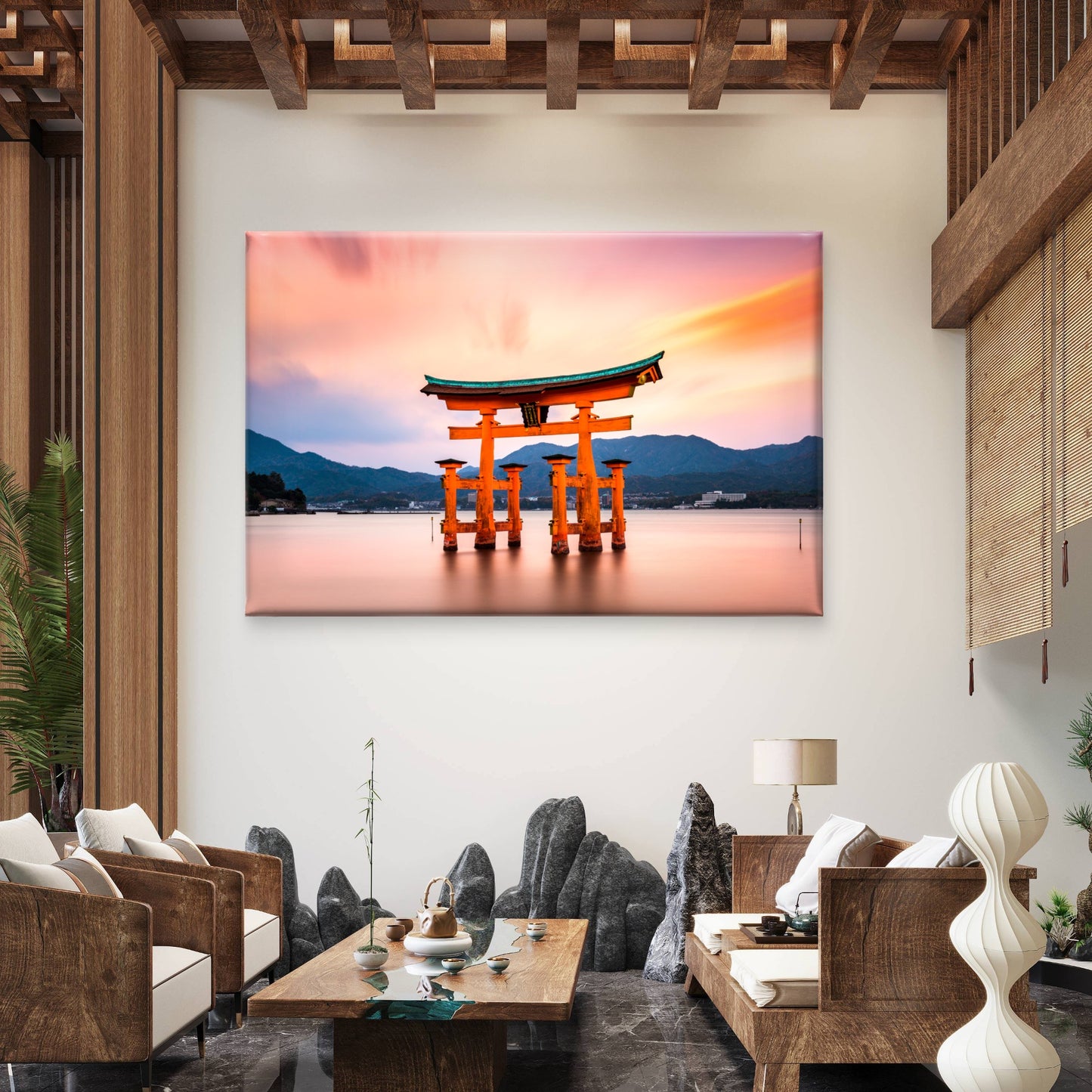 Itsukushima Torii Gate Japan View Wall Art Decor 100% Australian Made