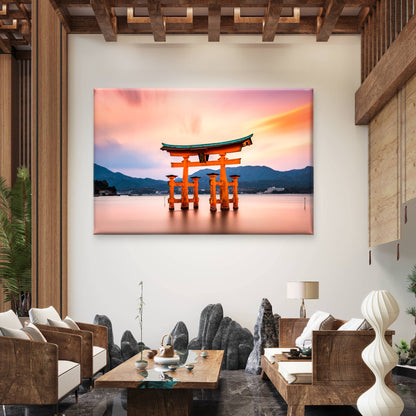 Itsukushima Torii Gate Japan View Wall Art Decor 100% Australian Made