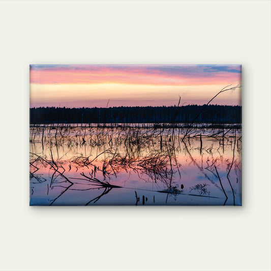 Sunset Swamp Lake Argyle Australia Wall Art Decor 100% Australian Made