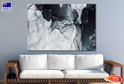 Black And White Abstract Print 100% Australian Made