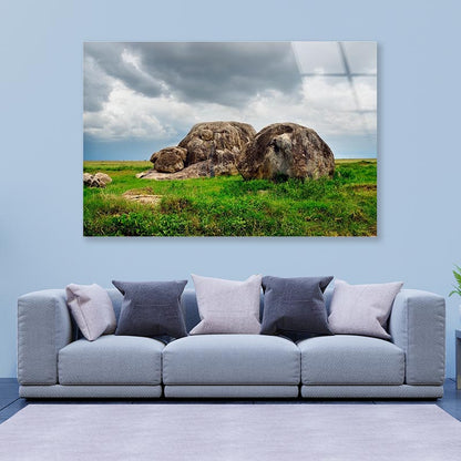 National Park Scenery with Rocks Africa Acrylic Glass Print Tempered Glass Wall Art 100% Made in Australia Ready to Hang