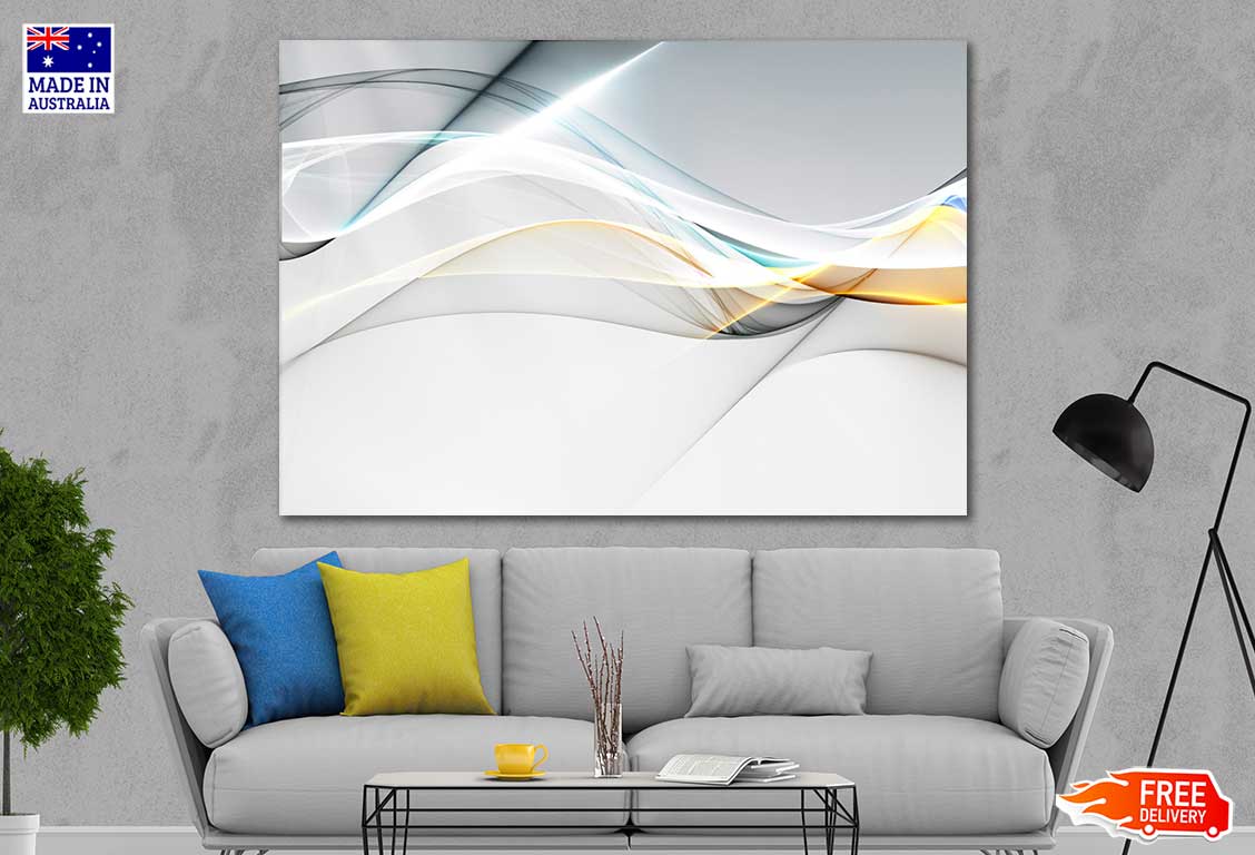 Elegant Abstract Design Print 100% Australian Made