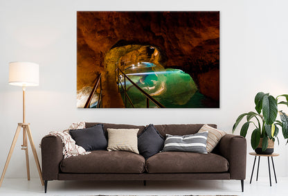 The Pool of Reflections inside River Cave, Oberon, Australia Wall Art Decor 100% Australian Made