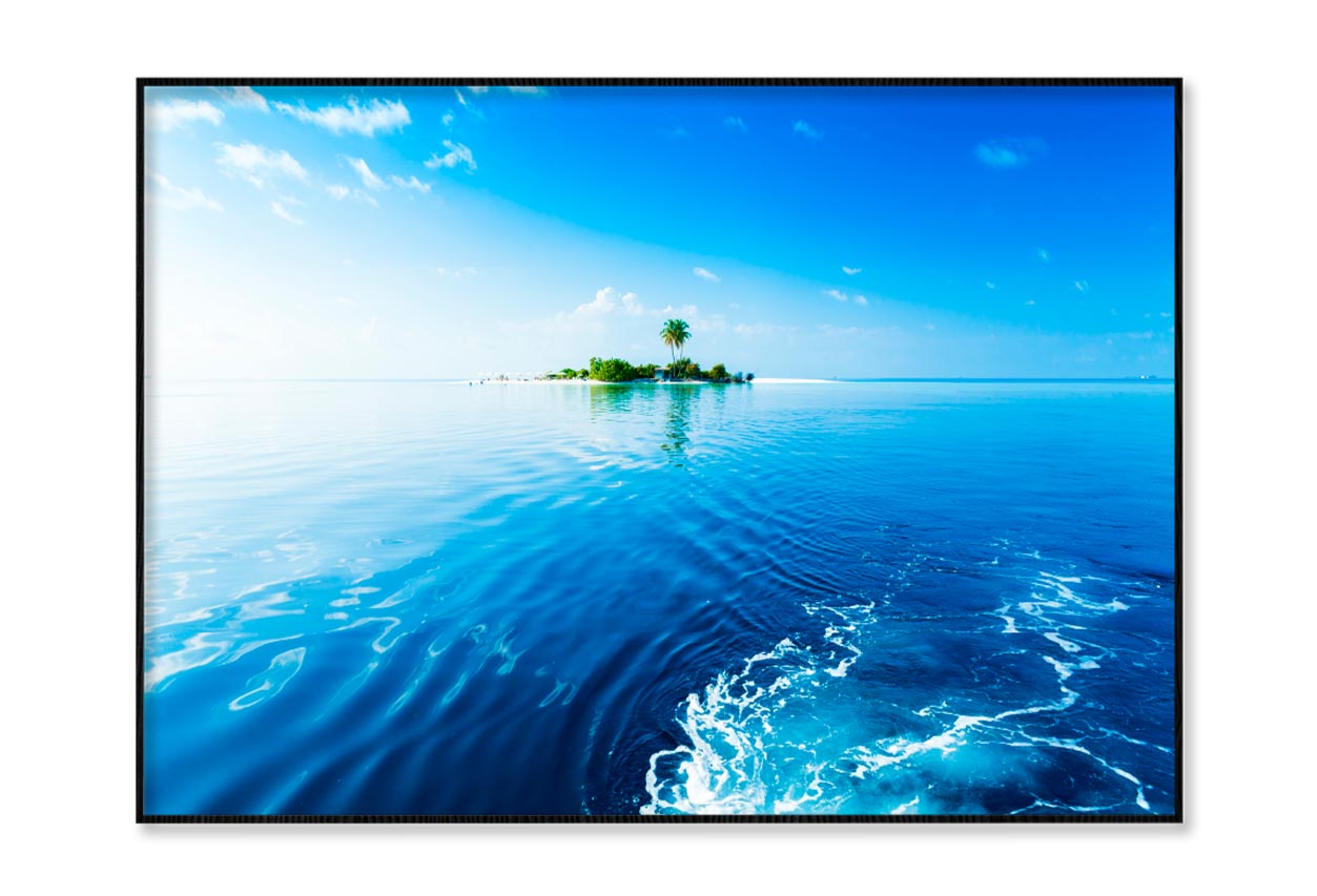 Tropical Blue Sun Sea Home Decor Premium Quality Poster Print Choose Your Sizes