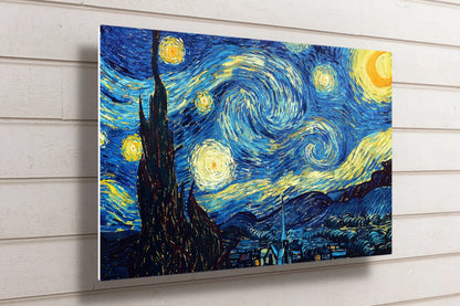 Vincent Van Gogh, The Starry Night UV Direct Aluminum Print Australian Made Quality