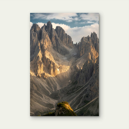 Cadini di Misurina Mountain Group, Dolomites, Italy 40x60cm Metal Print Ready to Hang