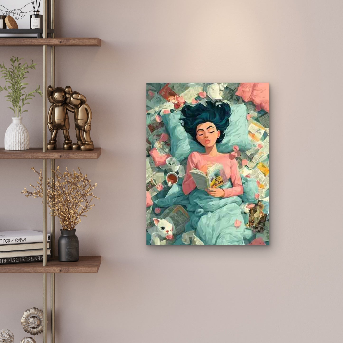 Relaxation Over Disorder Metal Print Ready to Hang