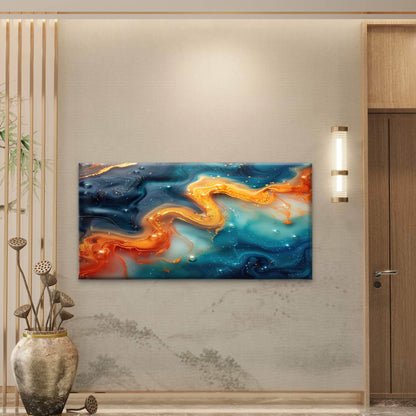 Texture Color Abstract Wall Art Canvas Office Home Room Framed 120x60cm