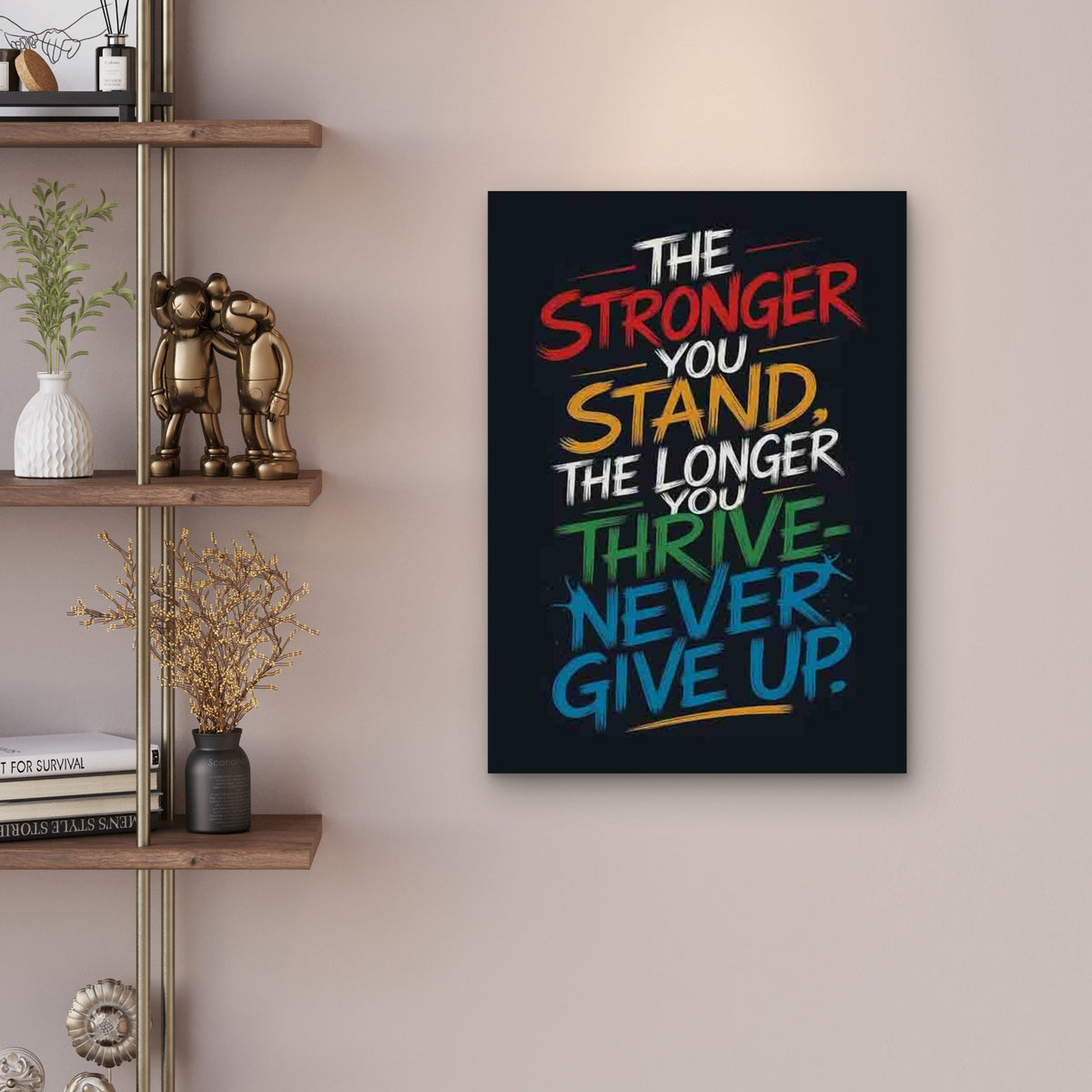 Inspirational Quote Art 60x90cm Metal Print Ready to Hang