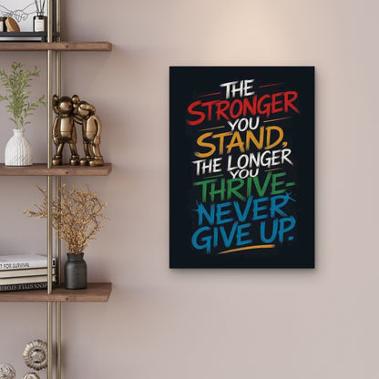Inspirational Quote Art 60x90cm Metal Print Ready to Hang