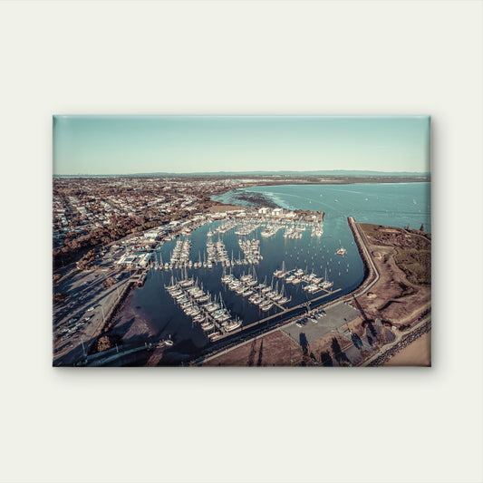 Redcliffe under early morning light, Queensland, Australia Neutral Canvas Print Wall Art Decor 100% Australian Made