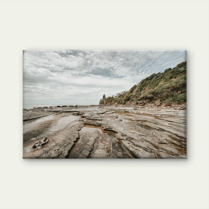 Moffat beach, Queensland, Australia Neutral Canvas Print Wall Art Decor 100% Australian Made