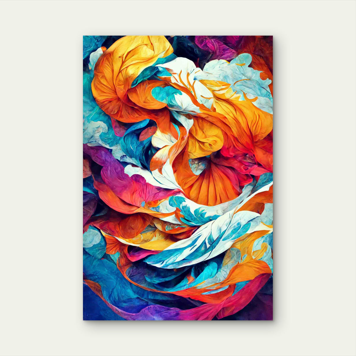 Abstract Colorful Background Metal Print Ready to Hang
