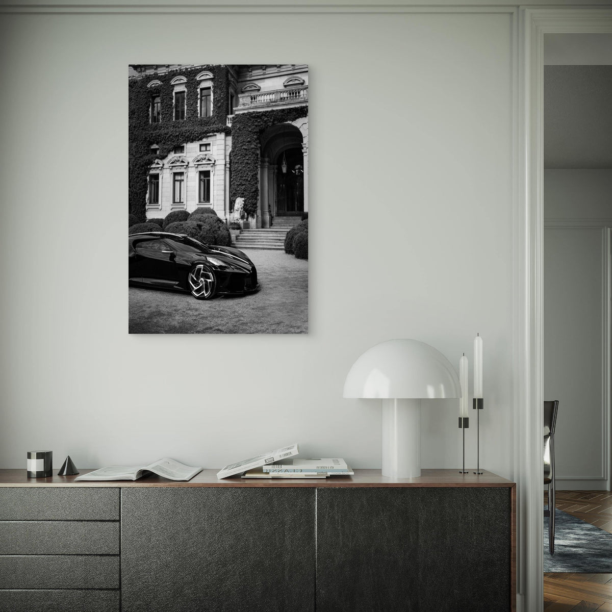 Voiture Noire In The World In The Beautiful Villa Erba On The Como Lake 40x60cm Metal Print Ready to Hang