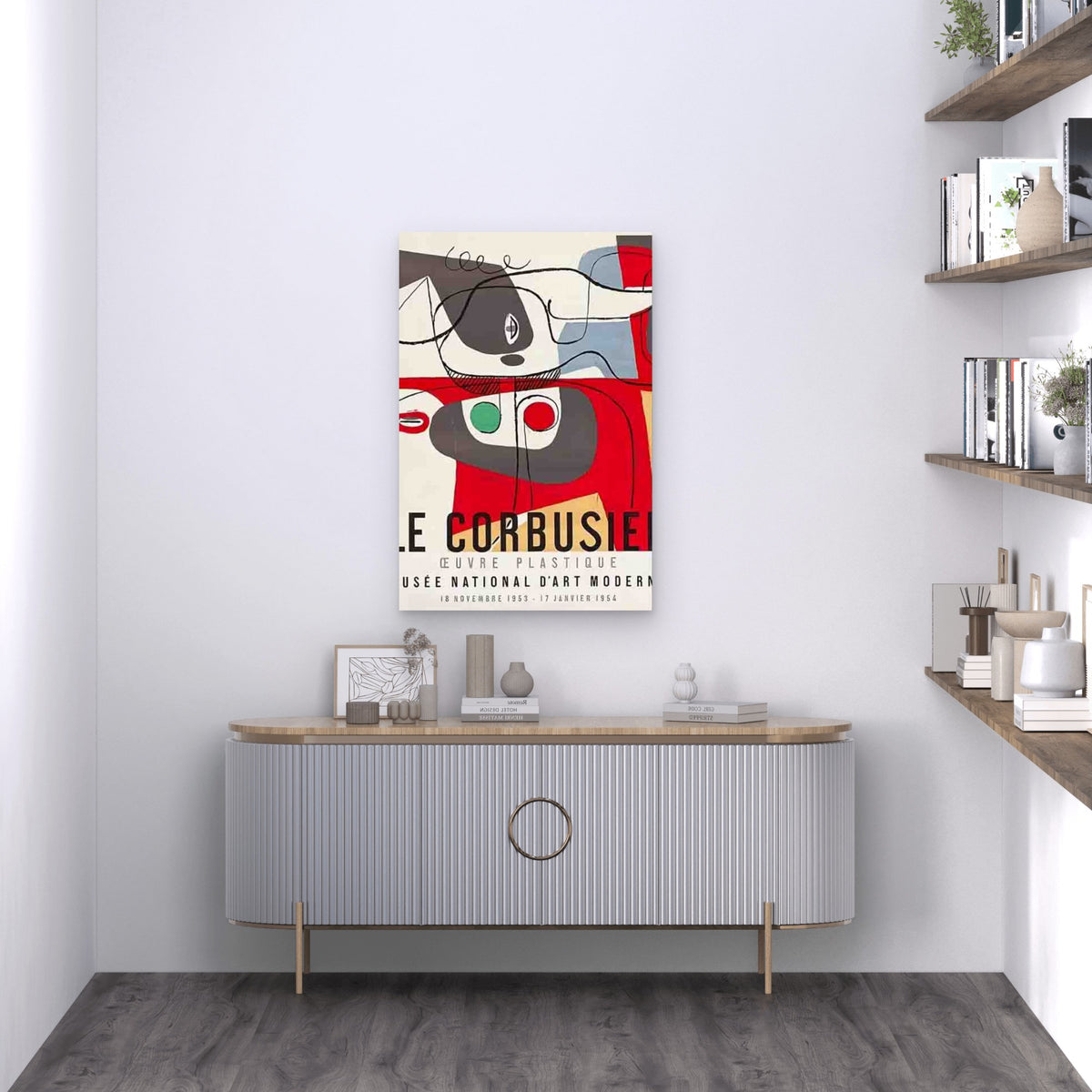 Retro Abstract 60x90cm Metal Print Ready to Hang