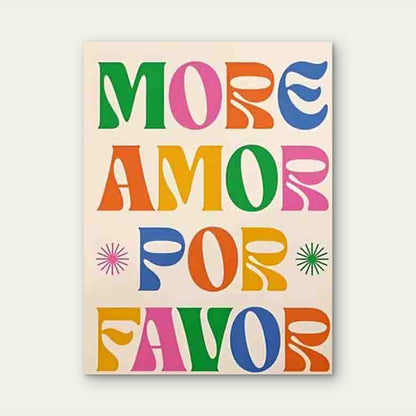 Inspirational Love Quote Retro Metal Print Ready to Hang