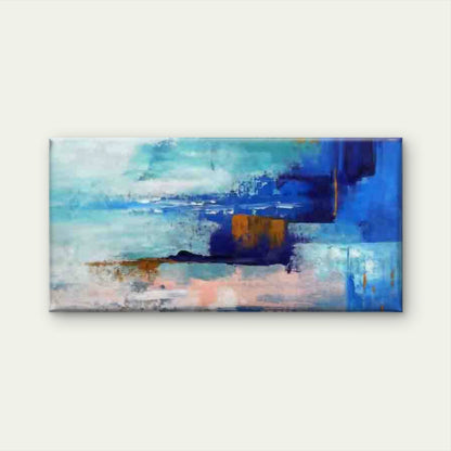 Abstract Landscape Painting Wall Art Canvas Office Home Room Framed 120x60cm