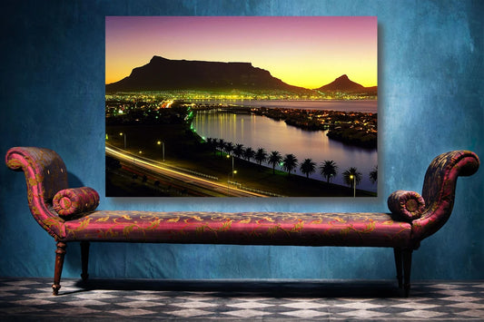 Table Mountain Cape Town UV Direct Aluminum Print Australian Made Quality