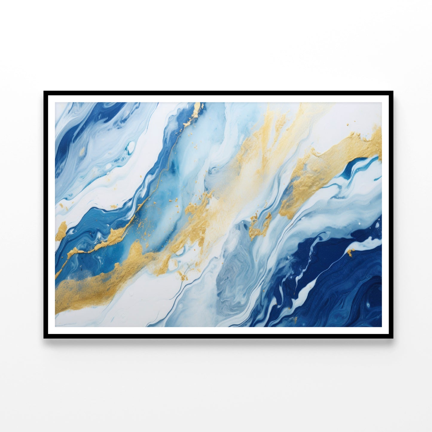 Abstract Marble Oil Paint Home Decor Premium Quality Poster Print Choose Your Sizes