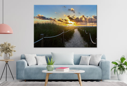 Delray Beach Coastal City in Florida Wall Art Decor 100% Australian Made