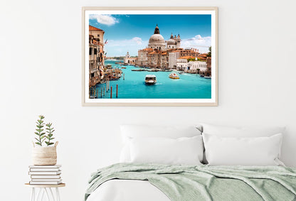 Basilica Santa Maria Della Salute, Venice, Italy Home Decor Premium Quality Poster Print Choose Your Sizes