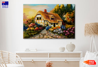 Fairy House, Art Work Oil Painting Wall Art Limited Edition High Quality Print