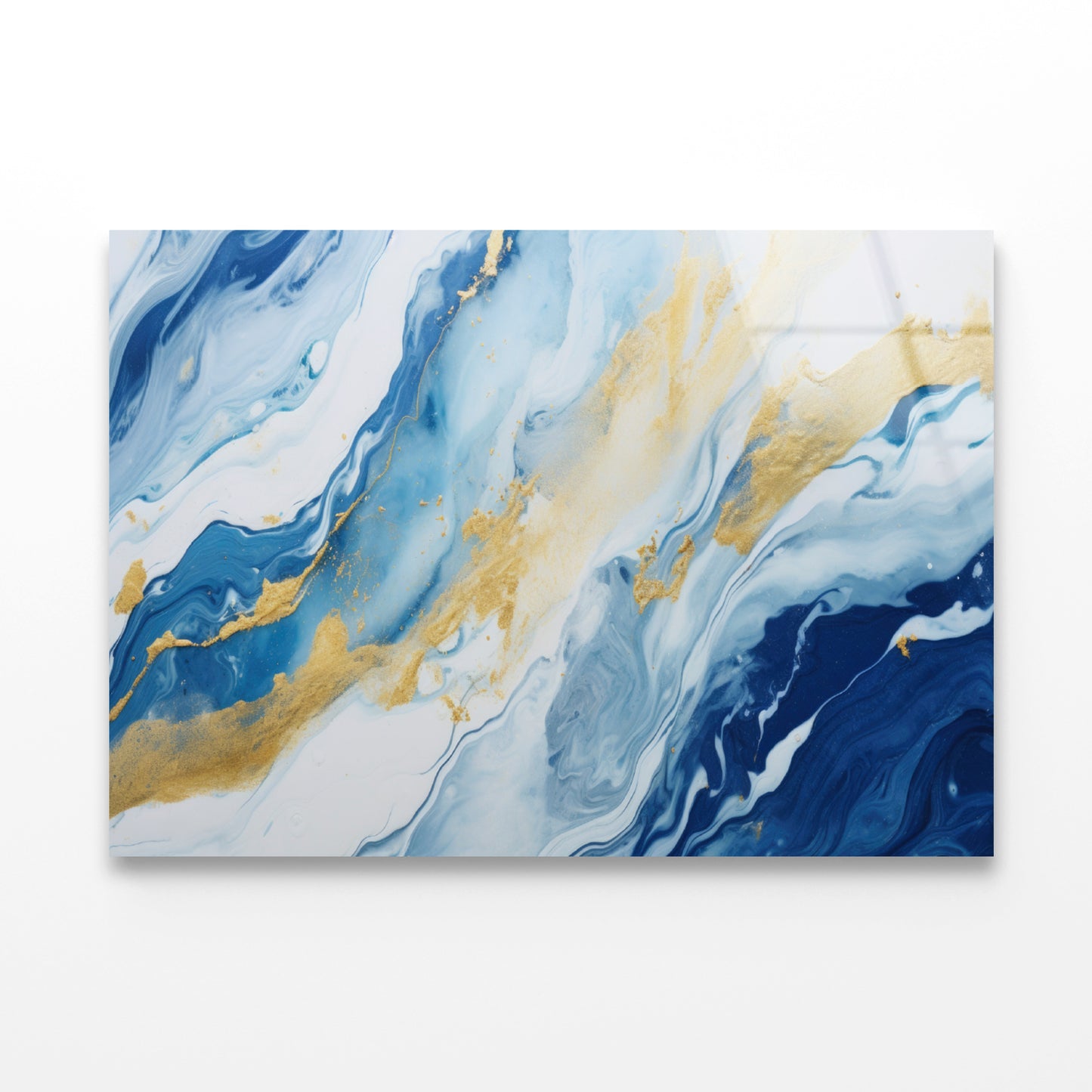 Abstract Marble Oil Paint Acrylic Glass Print Tempered Glass Wall Art 100% Made in Australia Ready to Hang