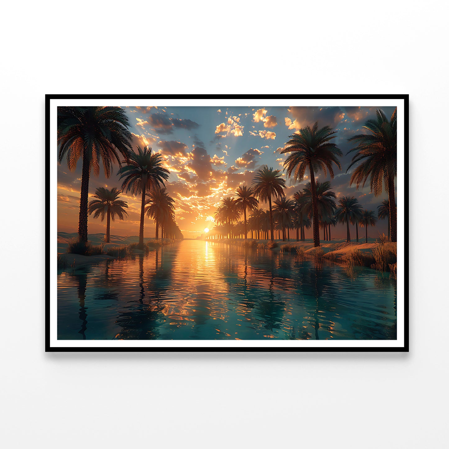 Sunset over the Sea Home Decor Premium Quality Poster Print Choose Your Sizes