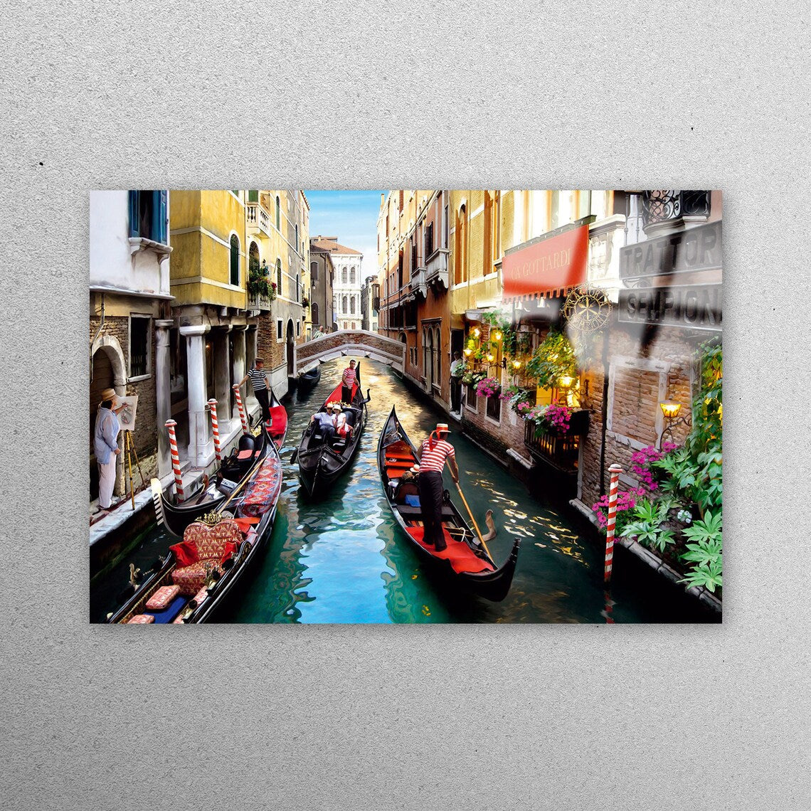 Venice City Travel Acrylic Glass Print Tempered Glass Wall Art 100% Made in Australia Ready to Hang