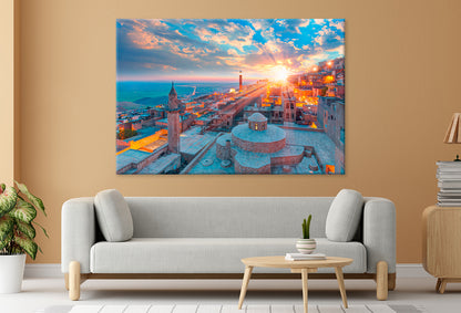 Mardin Old Town at Sunset, Turkey Wall Art Decor 100% Australian Made