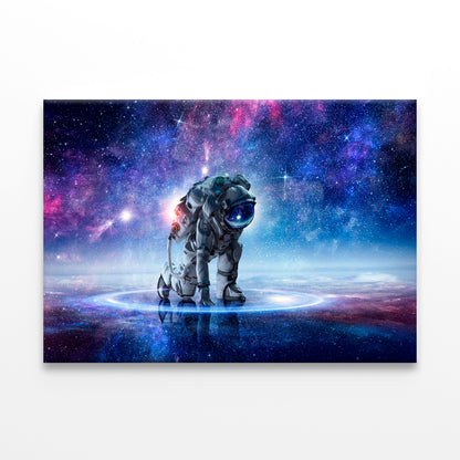 Astronaut Starting  Run  Wall Art Decor 100% Australian Made