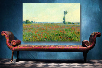 Claude Monet, Poppy Field UV Direct Aluminum Print Australian Made Quality