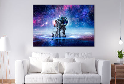 Astronaut Starting  Run  Wall Art Decor 100% Australian Made