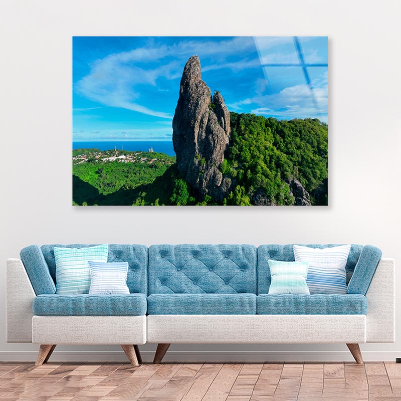 Paradise Islands at Fernando de Noronha Archipelago Acrylic Glass Print Tempered Glass Wall Art 100% Made in Australia Ready to Hang