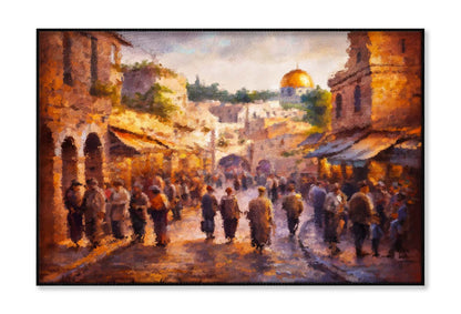 Street in the Old City Of Jerusalem, Israel Wall Art Limited Edition High Quality Print