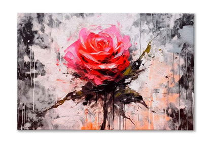 Rose Flower Abstract Art Wall Art Limited Edition High Quality Print