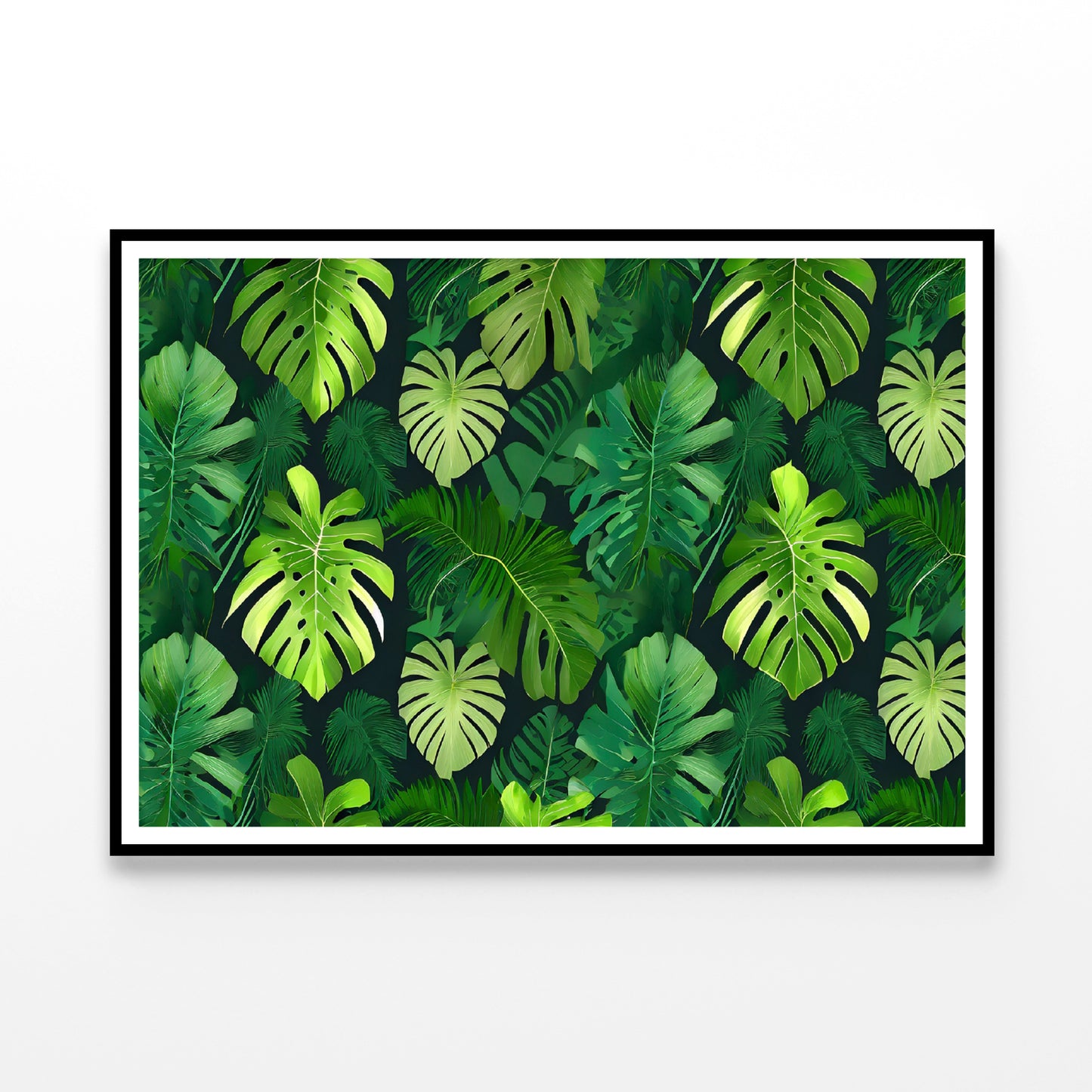 Green Leaves Feature Home Decor Premium Quality Poster Print Choose Your Sizes