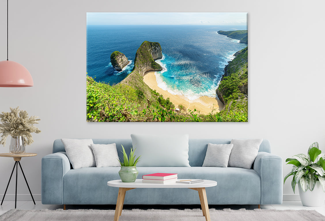Kelingking Beach View, Nusa Penida  Wall Art Decor 100% Australian Made