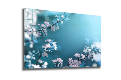 Blossom Flowers Branch UV Direct Aluminum Print Australian Made Quality