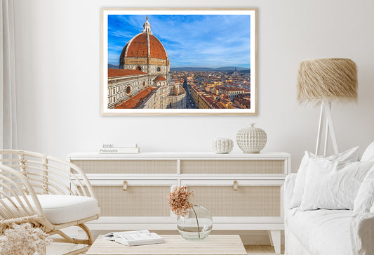 Brunelleschi's Dome in Bologna Home Decor Premium Quality Poster Print Choose Your Sizes