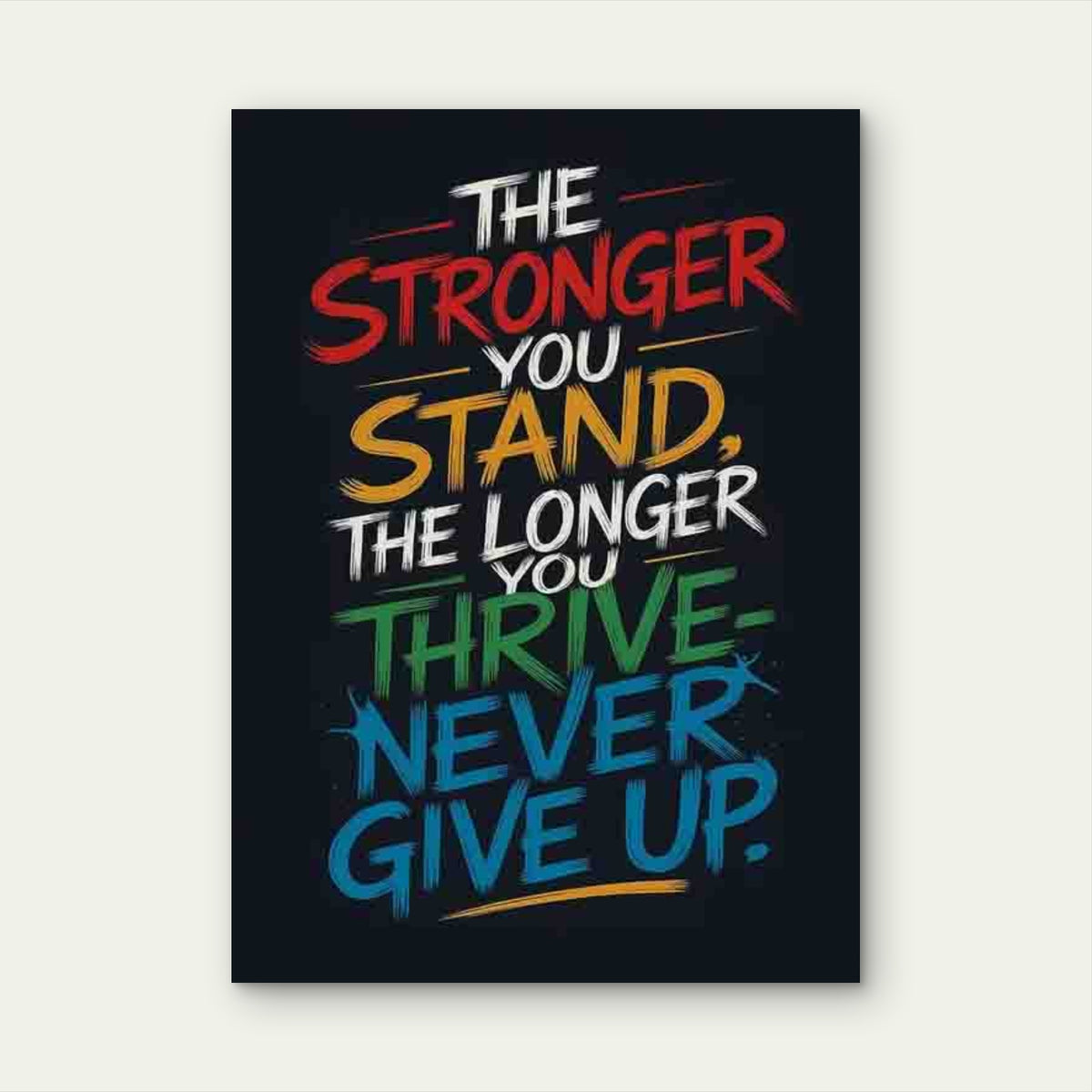 Inspirational Quote Art 60x90cm Metal Print Ready to Hang
