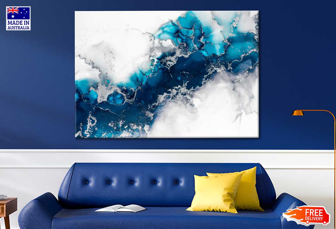 Marble Ink Abstract Art Painting Print 100% Australian Made