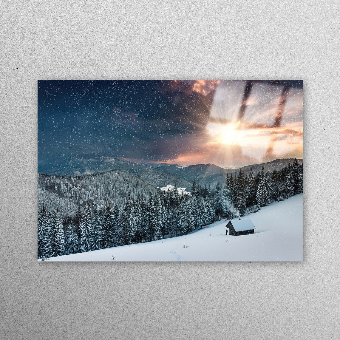 Winter Nature View Acrylic Glass Print Tempered Glass Wall Art 100% Made in Australia Ready to Hang