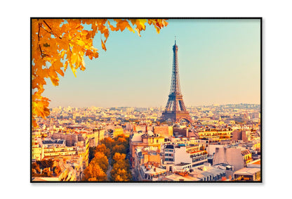 Eiffel Tower At Sunset, Paris, France Home Decor Premium Quality Poster Print Choose Your Sizes