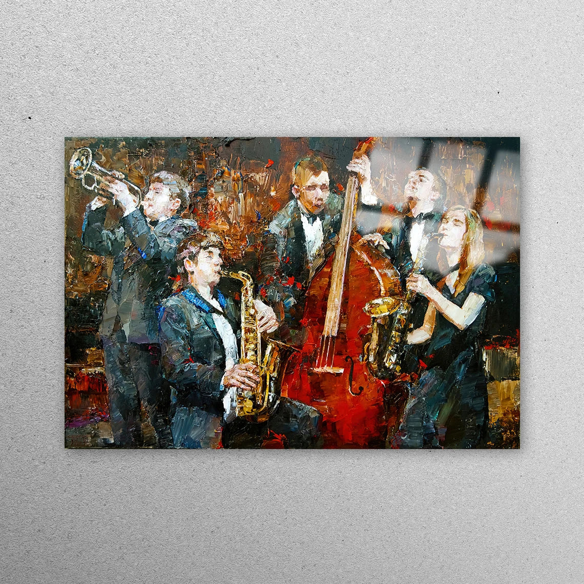 Cello Jazz Music Wall Art Acrylic Glass Print Tempered Glass Wall Art 100% Made in Australia Ready to Hang