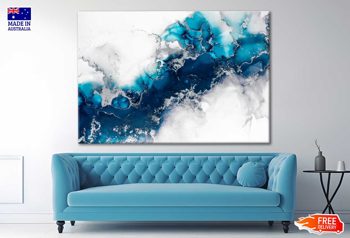 Marble Ink Abstract Art Painting Print 100% Australian Made