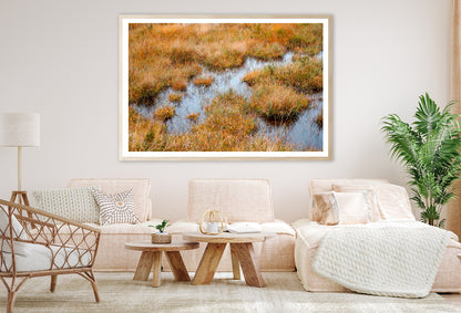 Waterlogged Grassland in the summer Home Decor Premium Quality Poster Print Choose Your Sizes