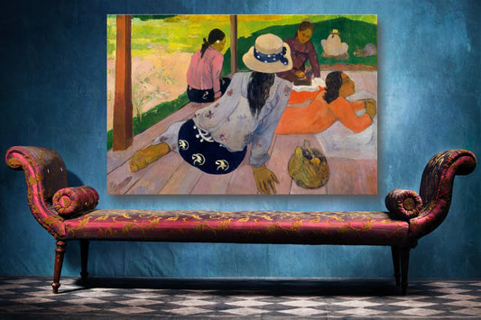 Paul Gauguin, The Siesta UV Direct Aluminum Print Australian Made Quality